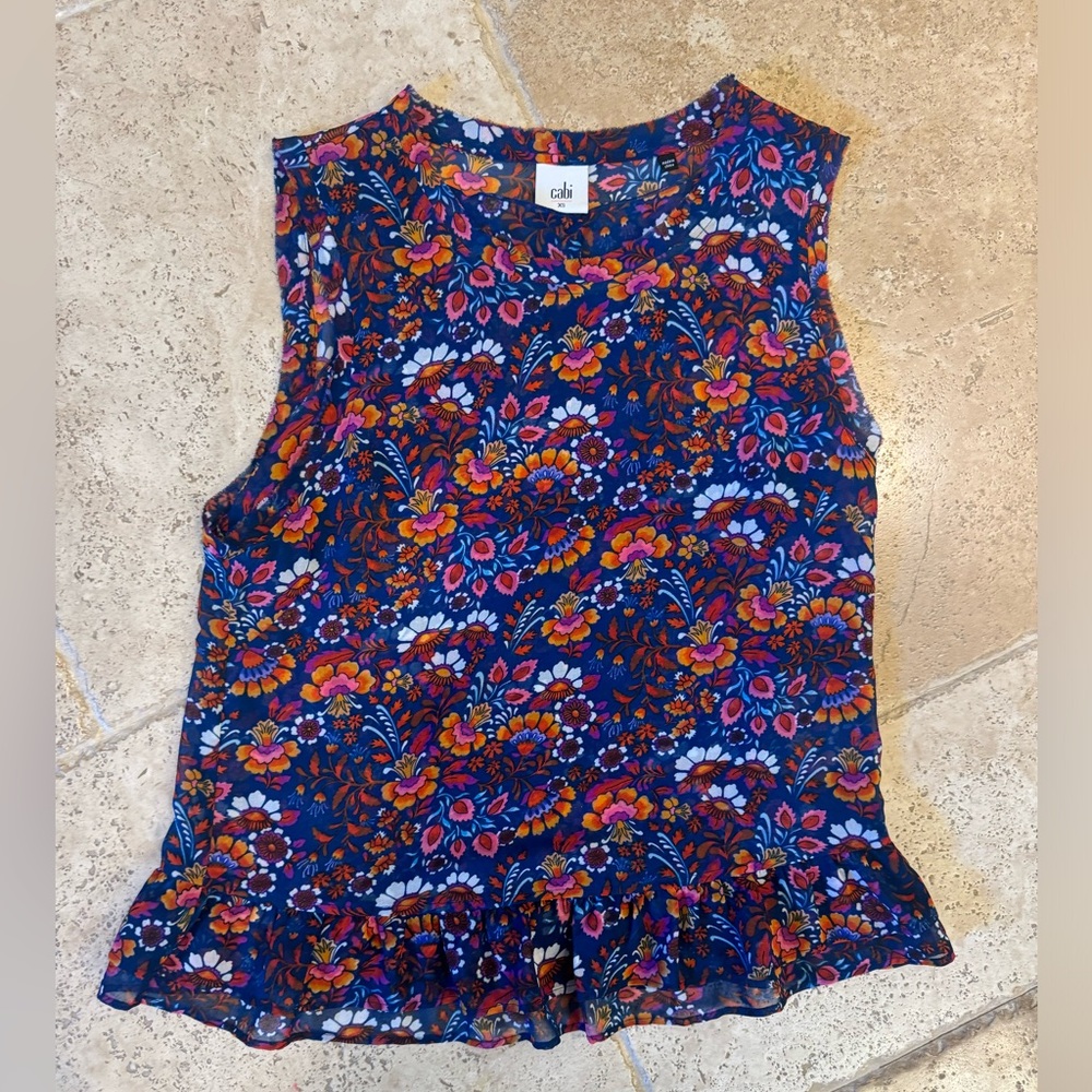 Cabi floral top